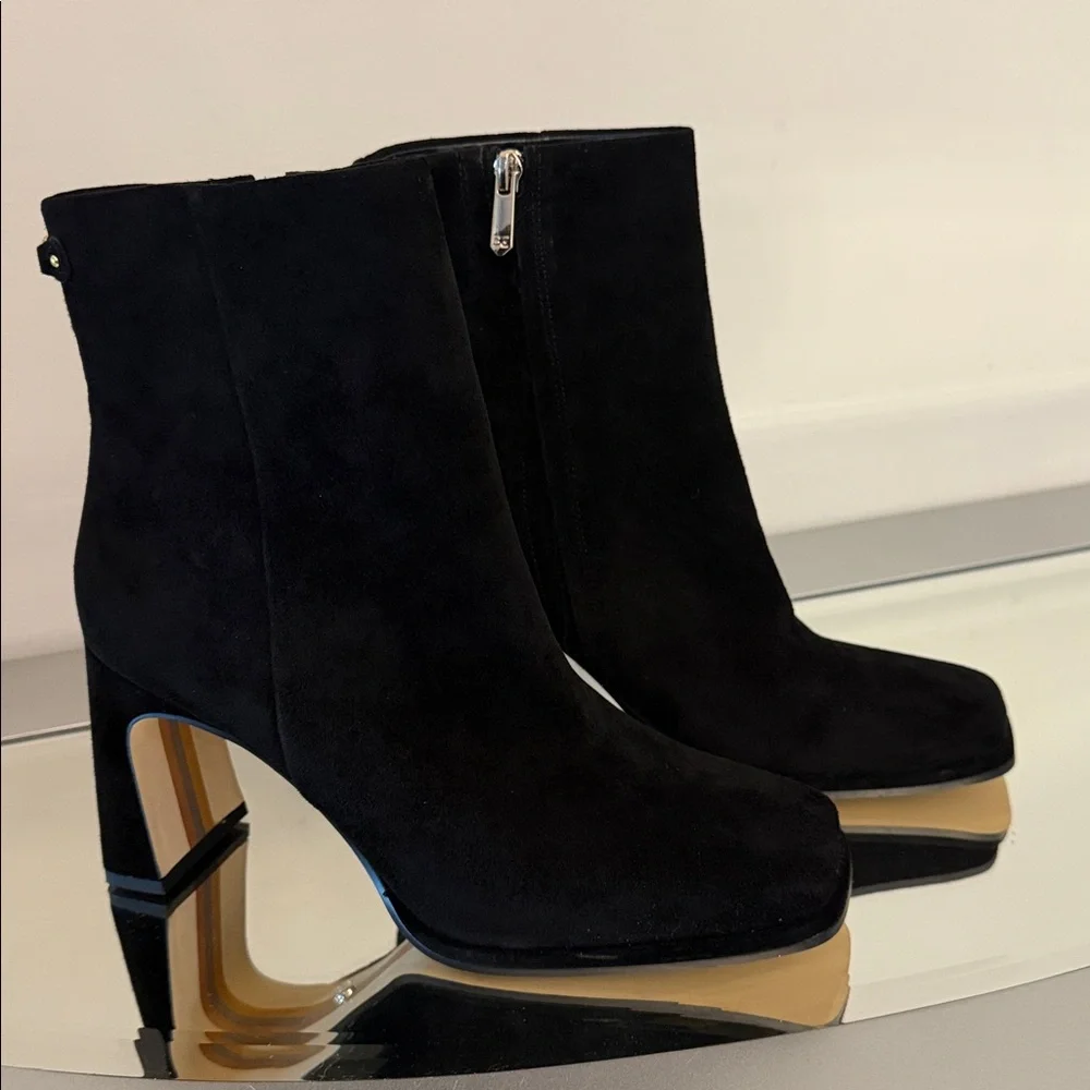 SAM EDELMAN Irie Black Suede Boots Women’s size 9 - Picture 6 of 16